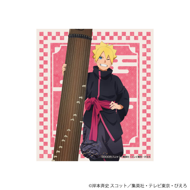 ミニ色紙「NARUTO＆BORUTO」01/和楽器ver. コンプリートBOX(全7種)(描き下ろしイラスト)