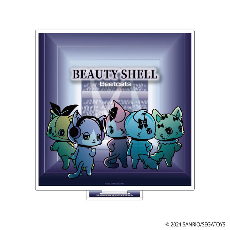 アクリルスタンド「Beatcats」02/BEAUTY SHELL(公式イラスト)
