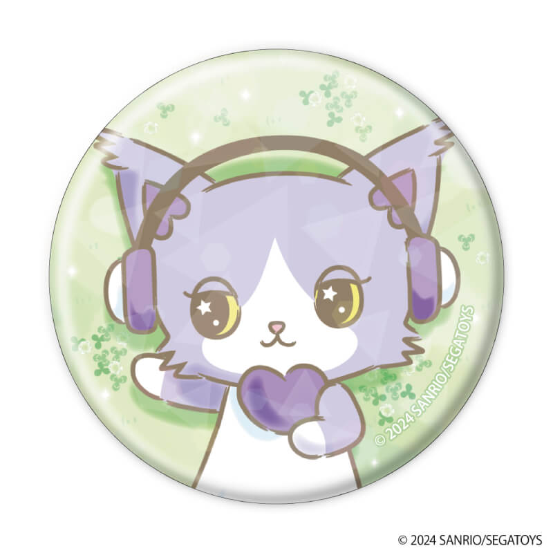 ホログラム缶バッジ(57mm)「Beatcats」01/コンプリートBOX(全10種)(公式イラスト)