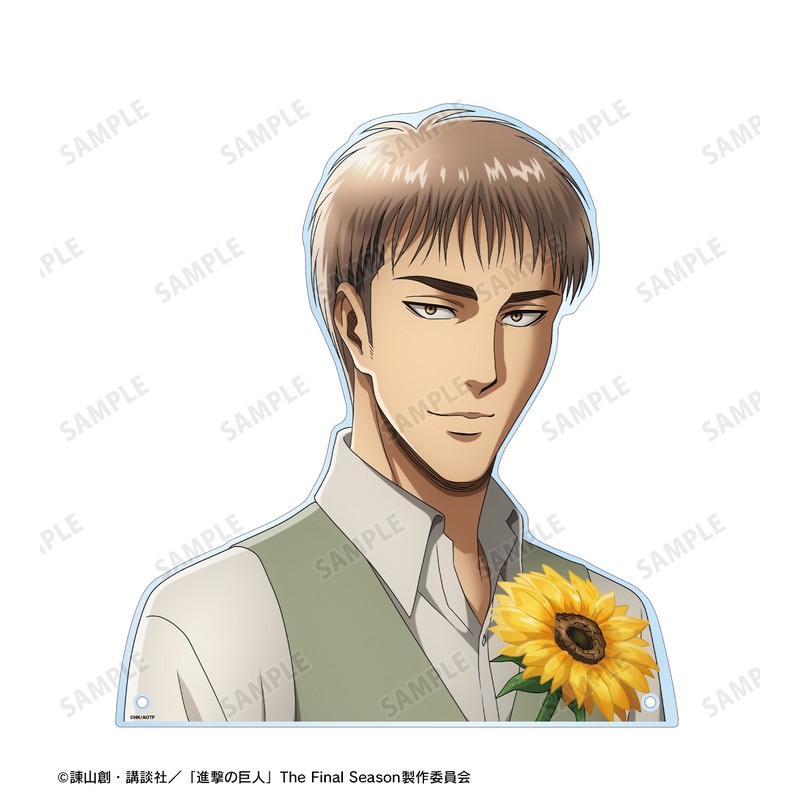 進撃の巨人 描き下ろし ジャン Flower Shop Ver. 特大ダイカットアクリルパネル