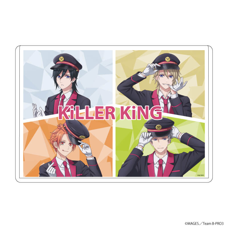 キャラクリアケース「B-PROJECT～熱烈＊ラブコール～」08/駅員ver. KiLLER KiNG(描き下ろしイラスト)