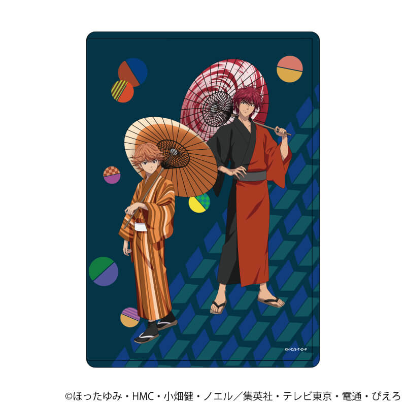 キャラクリアケース「ヒカルの碁」18/加賀&三谷 番傘ver.(描き下ろしイラスト)