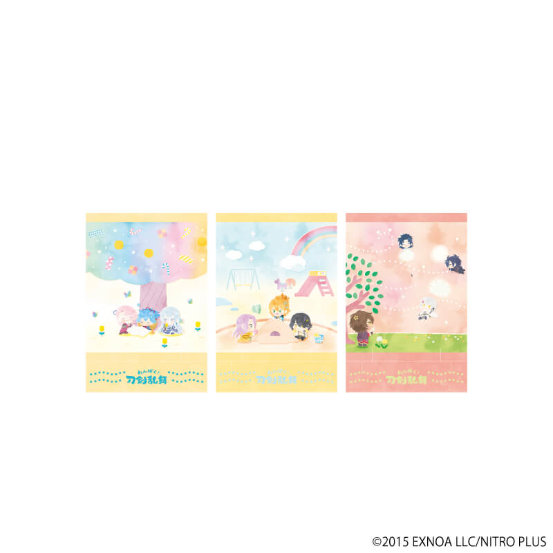 ポストカード(3枚セット) 「わんぱく!刀剣乱舞」04/絵本D