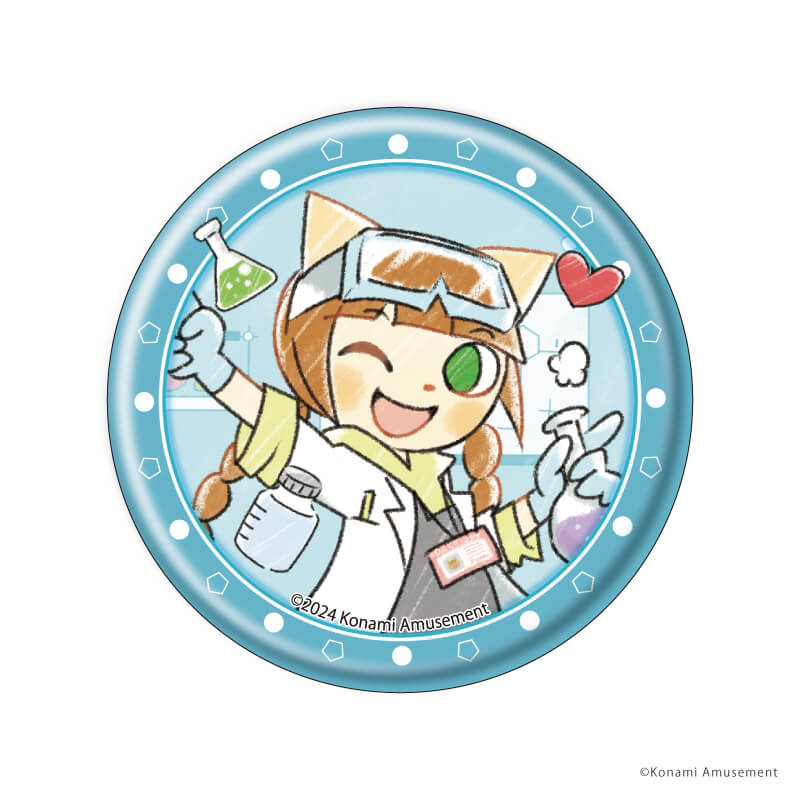 缶バッジ「pop'n music UniLab&DDR」03/コンプリートBOX(全13種)(グラフアートイラスト)