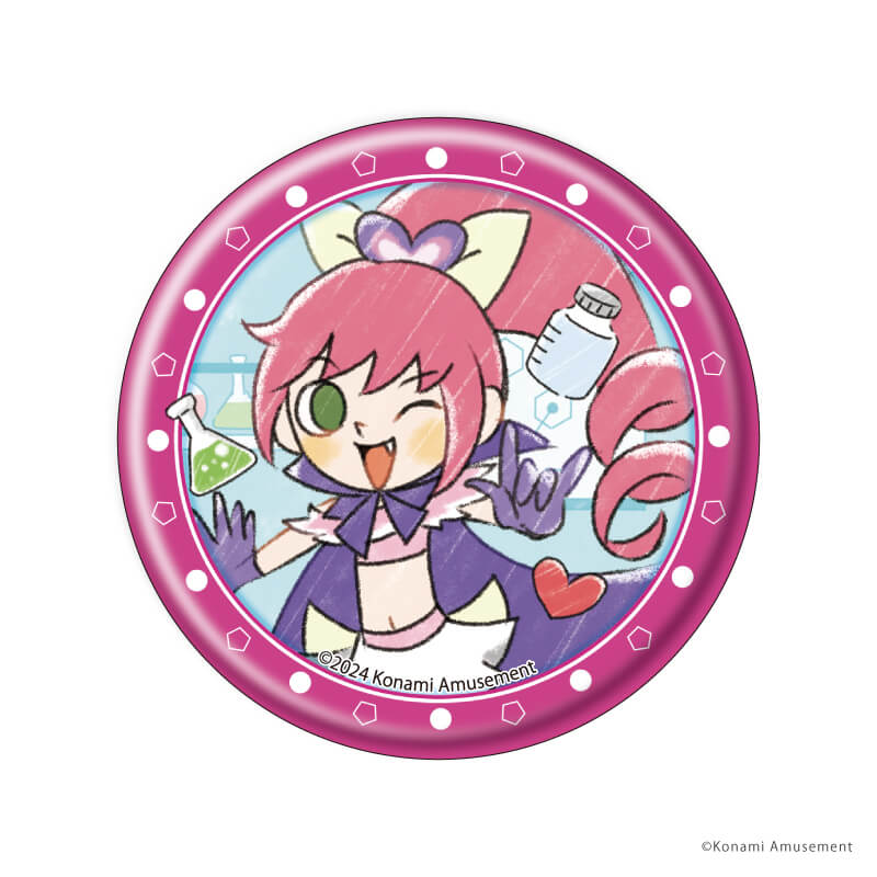 缶バッジ「pop'n music UniLab&DDR」03/コンプリートBOX(全13種)(グラフアートイラスト)