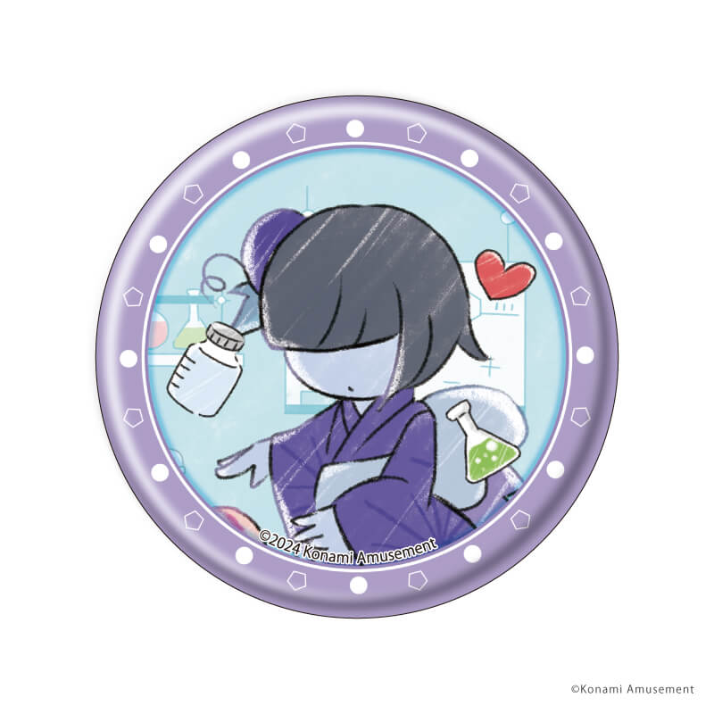 缶バッジ「pop'n music UniLab&DDR」03/コンプリートBOX(全13種)(グラフアートイラスト)