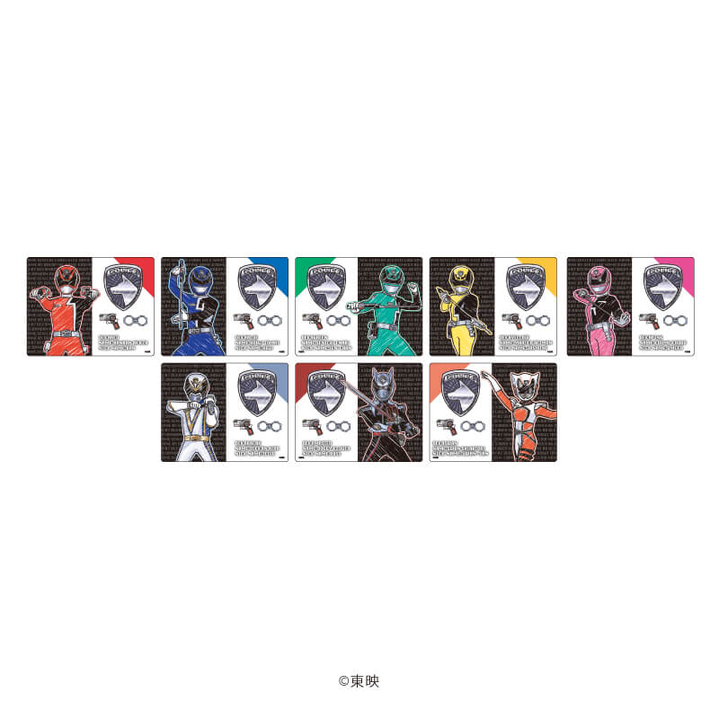アクリルカード「特捜戦隊デカレンジャー」01/コンプリートBOX(全8種)(グラフアートイラスト)
