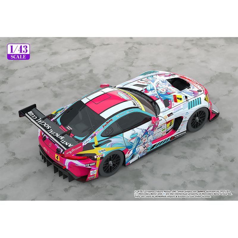 初音ミクGTプロジェクト 1/43 グッドスマイル 初音ミク AMG 2024 開幕戦Ver.