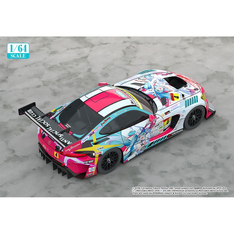 初音ミクGTプロジェクト 1/64 グッドスマイル 初音ミク AMG 2024 開幕戦Ver.