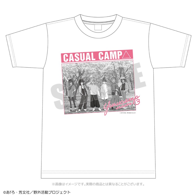 ゆるキャン△ SEASON3 カジュアルキャンプ Tシャツ M