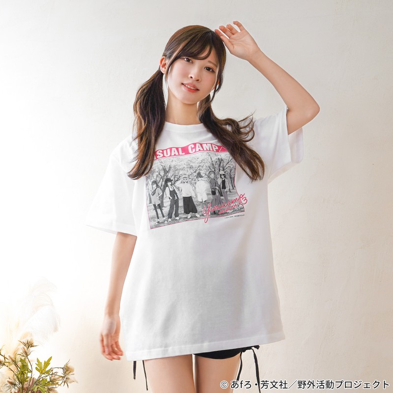 ゆるキャン△ SEASON3 カジュアルキャンプ Tシャツ XL