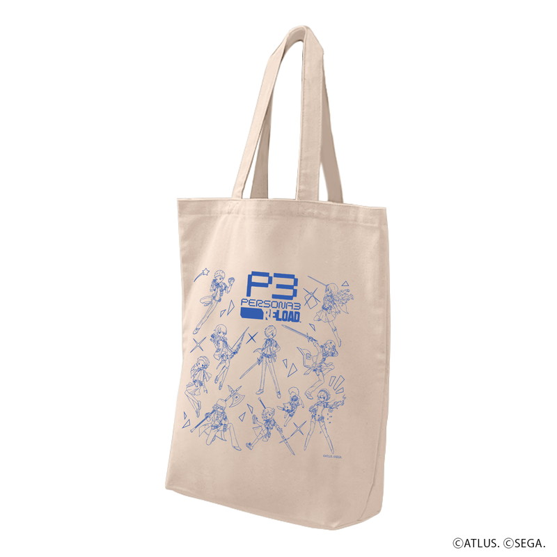 キャラトートバッグ『ペルソナ３ リロード』01/集合デザイン(グラフアートイラスト)