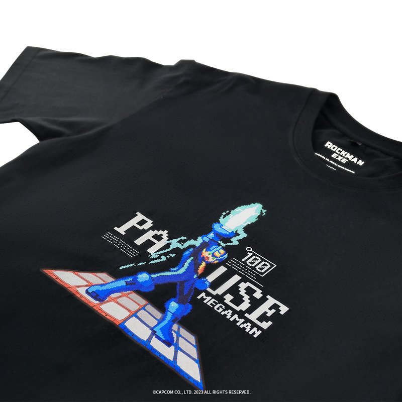 FANTHFUL ロックマンエグゼ FP013RME23 Tシャツ(黒) M