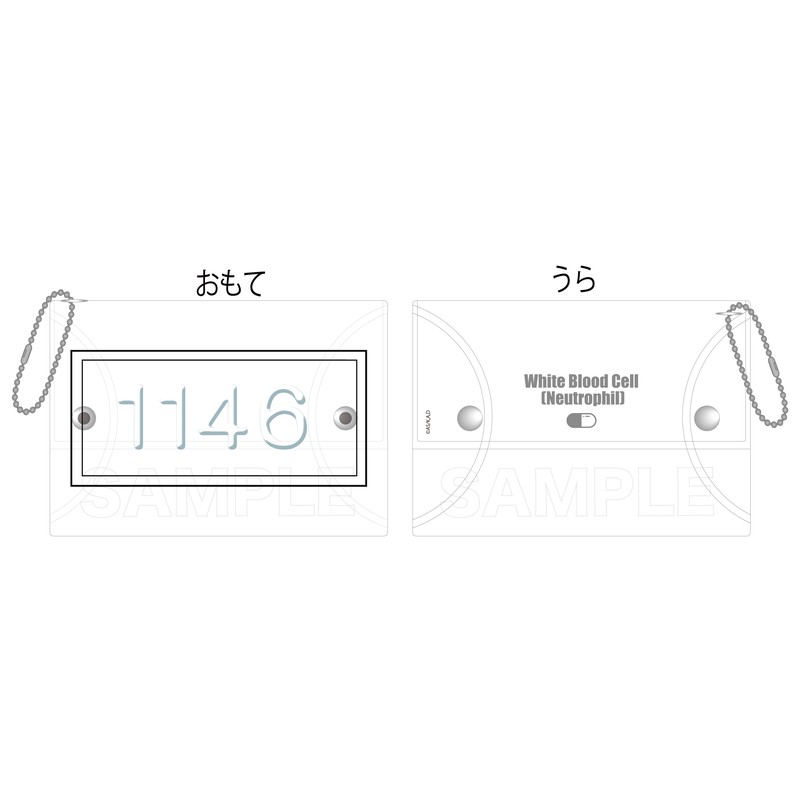 はたらく細胞 クリアマルチケース 02 白血球(好中球)イメージ