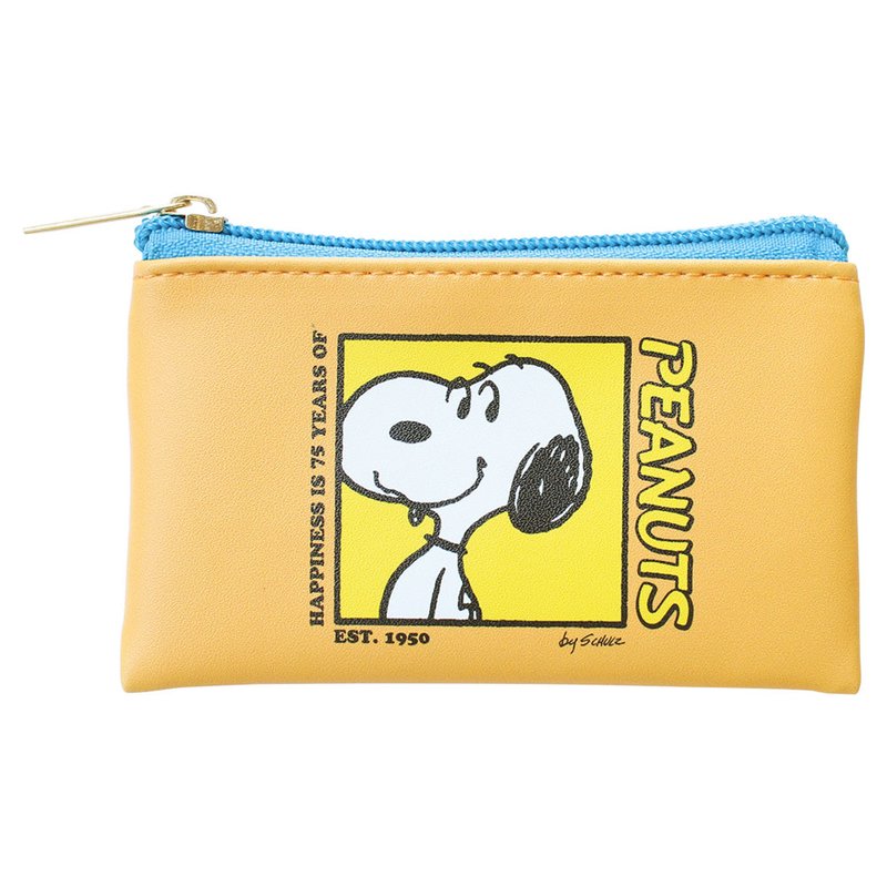 PEANUTS シークレットフラットミニポーチ Happiness is 75 years of Peanuts