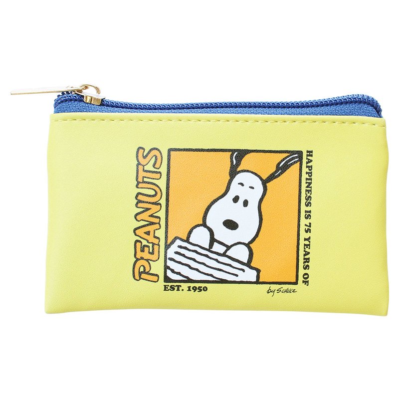 PEANUTS シークレットフラットミニポーチ Happiness is 75 years of Peanuts