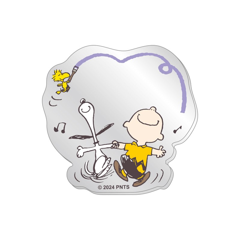 PEANUTS シークレットミラーステッカー Happiness is 75 years of Peanuts