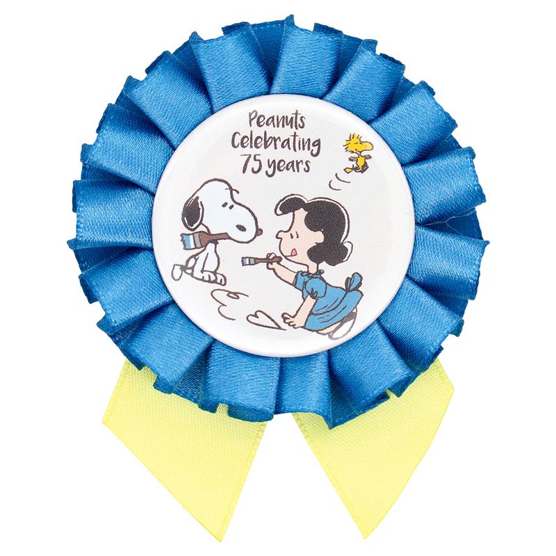 PEANUTS シークレットロゼット缶バッジ Happiness is 75 years of Peanuts