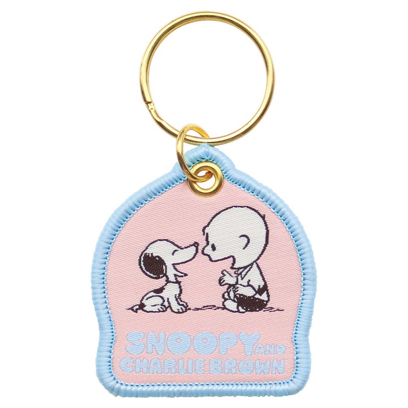 PEANUTS トレーディングワッペンキーリング Happiness is 75 years of Peanuts