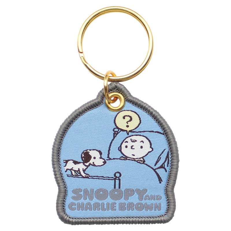 PEANUTS トレーディングワッペンキーリング Happiness is 75 years of Peanuts