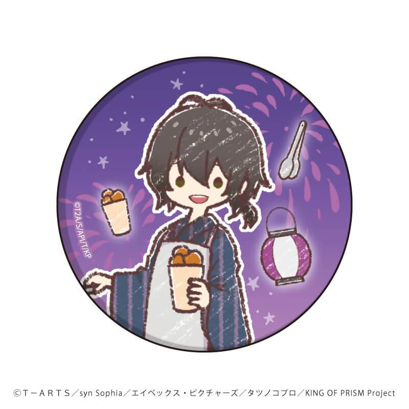 缶バッジ「KING OF PRISM -Dramatic PRISM.1-」02/コンプリートBOX(全6種) 夏祭りver.(グラフアートイラスト)