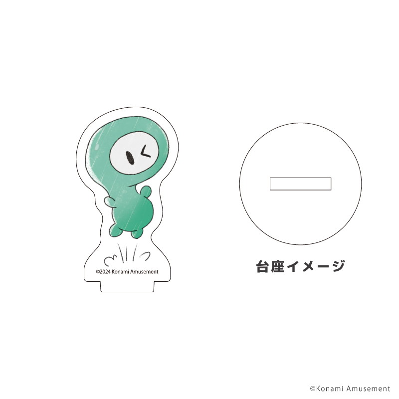 アクリルぷちスタンド「pop'n music UniLab&PASELIくん」04/ブラインド(14種)(グラフアートイラスト)