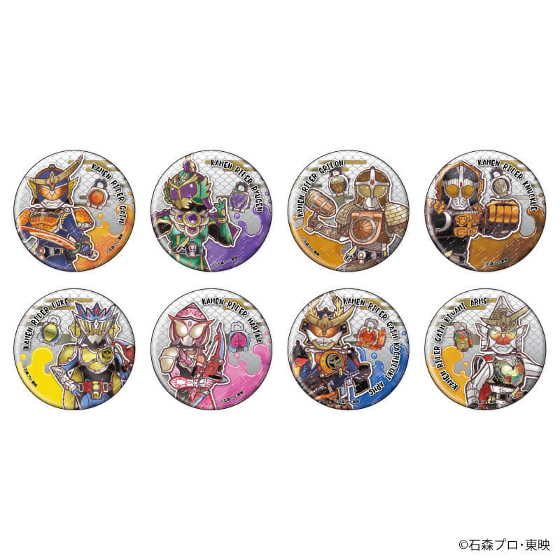 缶バッジ「仮面ライダー鎧武」01/コンプリートBOX(全8種)(グラフアートイラスト)