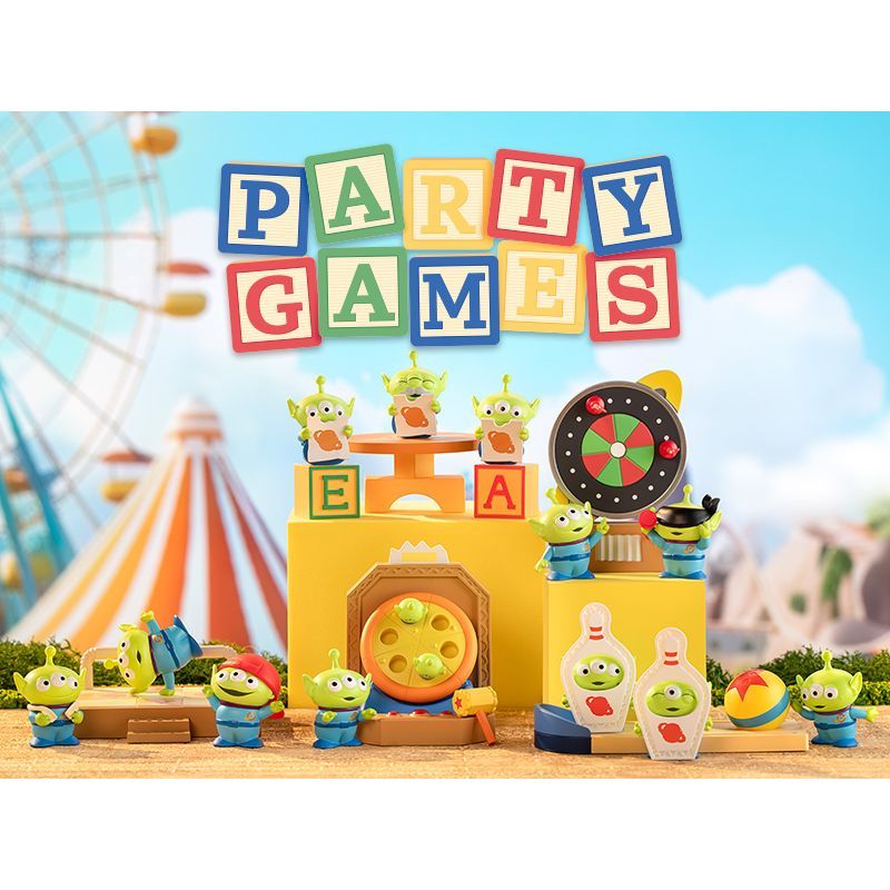 POPMART Disney/Pixar ALIEN PARTY GAMES シリーズ シーンセット