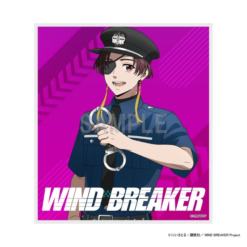 WIND BREAKER ミニ色紙 蘇枋隼飛 警官Ver.