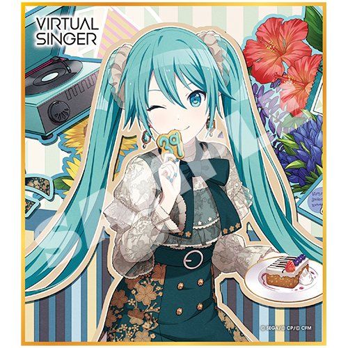 プロジェクトセカイ カラフルステージ! feat.初音ミク Anniversary/Birthdayイラスト2022-2023 ミニ色紙コレクション C 25時、ナイトコードで。&バーチャル・シンガー