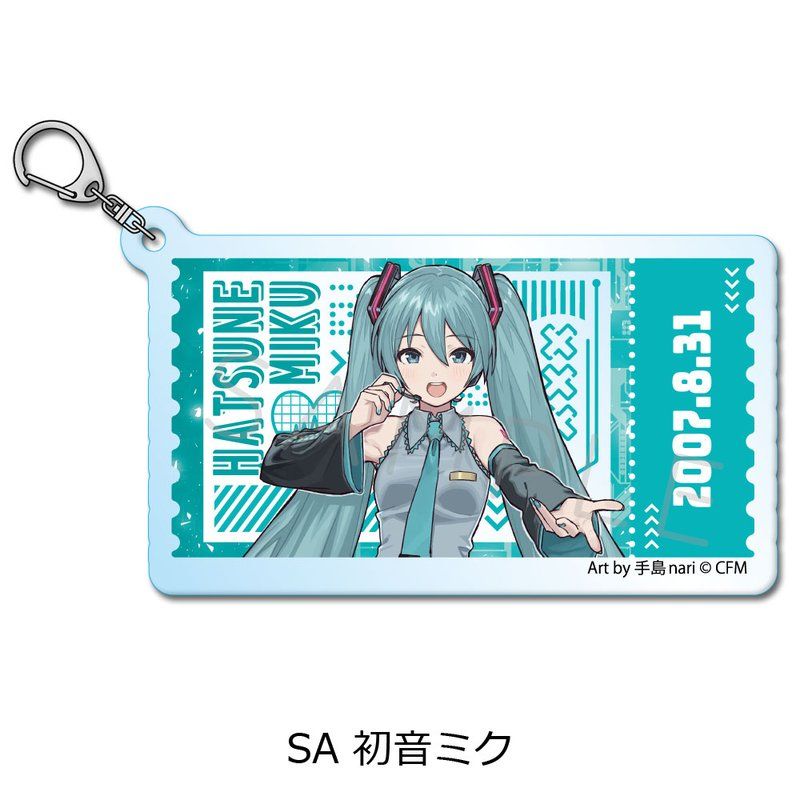 初音ミク&ピアプロキャラクターズ アクリルキーホルダー SA 初音ミク