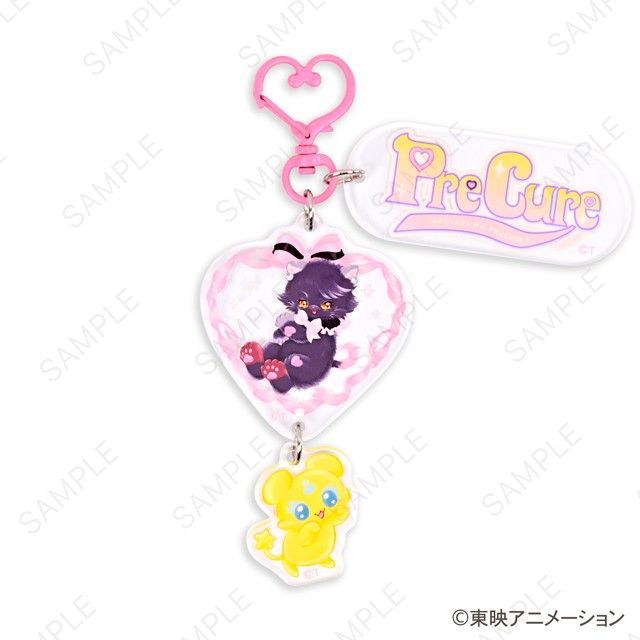 ふたりはプリキュア Ms LUTRAコラボ アクリルキーホルダー キュアブラック