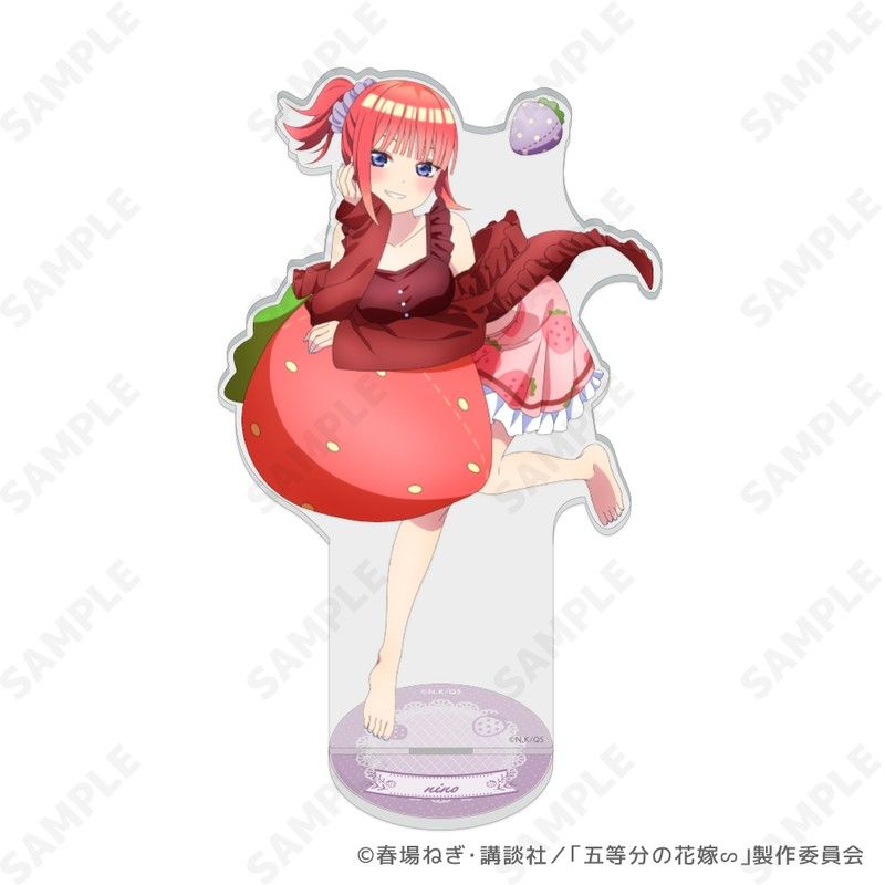 五等分の花嫁∽ いちごルームウェア BIGアクリルスタンド 2 二乃