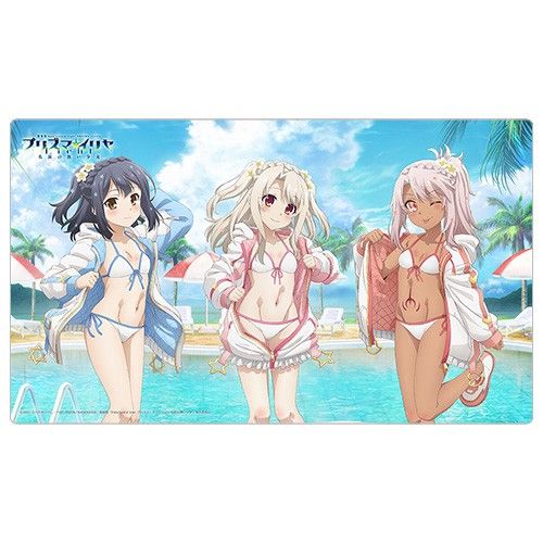 劇場版Fate/kaleid liner プリズマ☆イリヤ Licht 名前の無い少女 描き下ろしラバーマット イリヤ&美遊&クロエ/夏