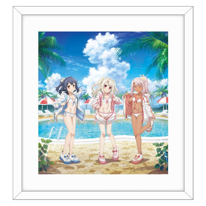 劇場版Fate/kaleid liner プリズマ☆イリヤ Licht 名前の無い少女 描き下ろし複製原画 イリヤ&美遊&クロエ/夏