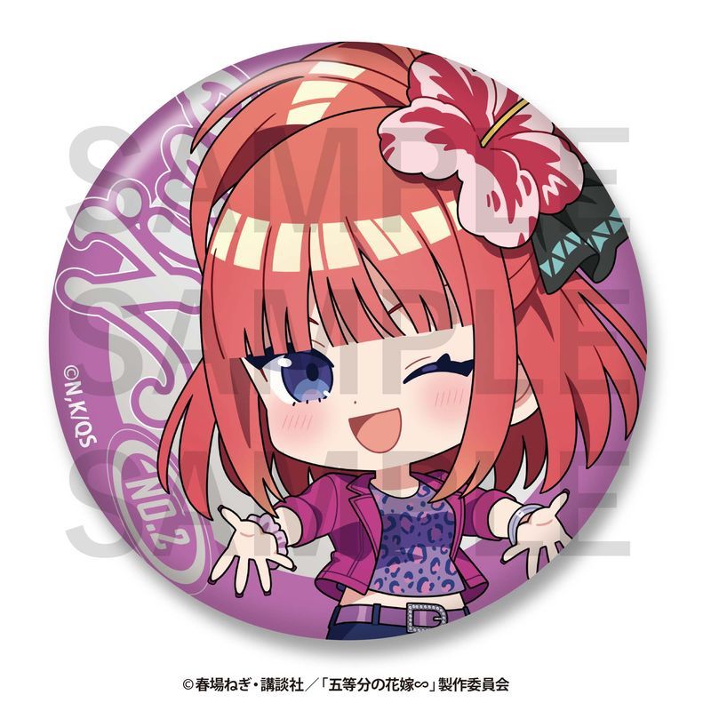 五等分の花嫁∽ -平成レトロStyle- トレーディングメタリック缶バッジ