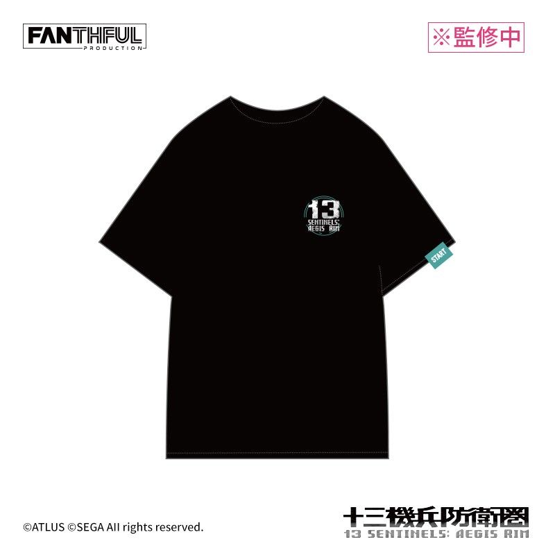 FANTHFUL 十三機兵防衛圏 Tシャツ(黒) L