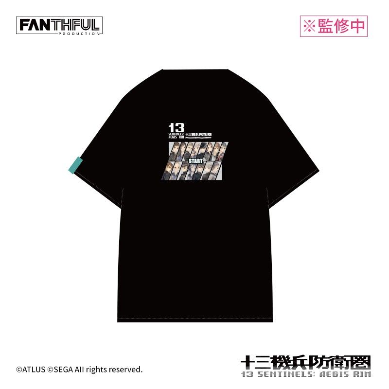 FANTHFUL 十三機兵防衛圏 Tシャツ(黒) L