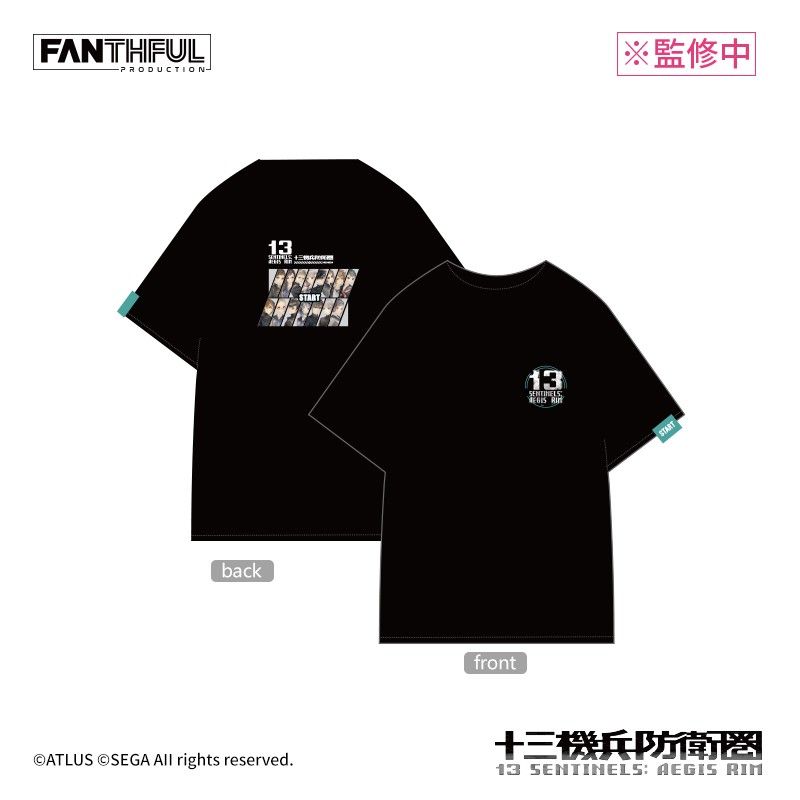 FANTHFUL 十三機兵防衛圏 Tシャツ(黒) L