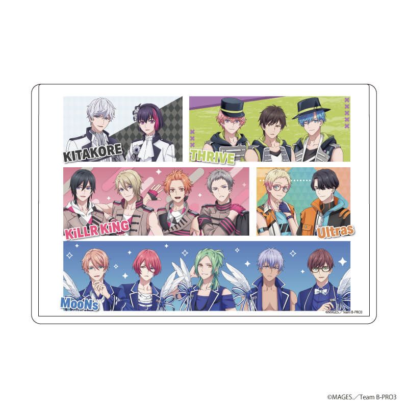 キャラクリアケース「B-PROJECT～熱烈＊ラブコール～」11/集合デザイン(公式イラスト)