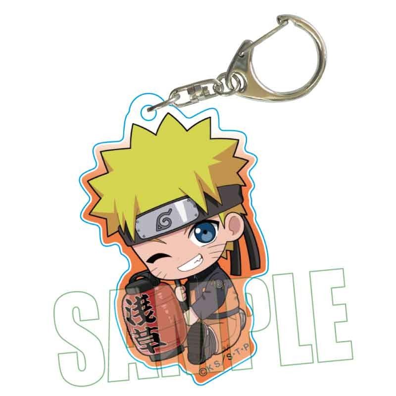 ぎゅぎゅっとアクリルキーホルダー NARUTO-ナルト- 疾風伝 うずまきナルト 浅草Ver.