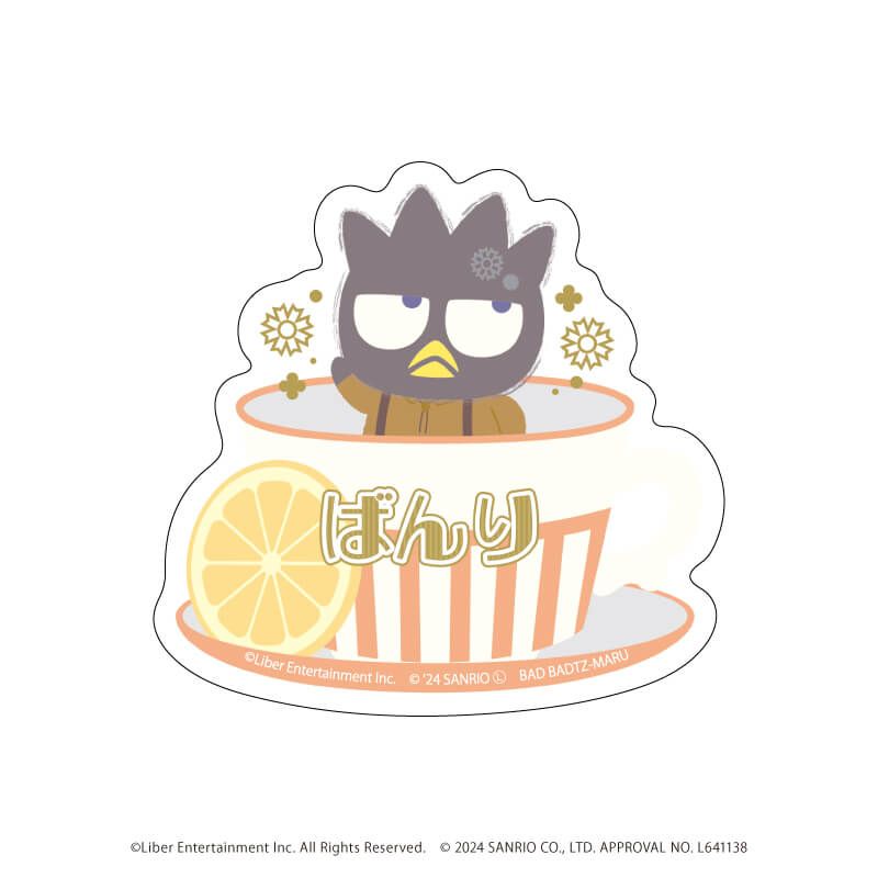 おなまえプレートバッジ「A3!×Sanrio characters」06/A＆W コンプリートBOX(全12種)(ミニキャライラスト)