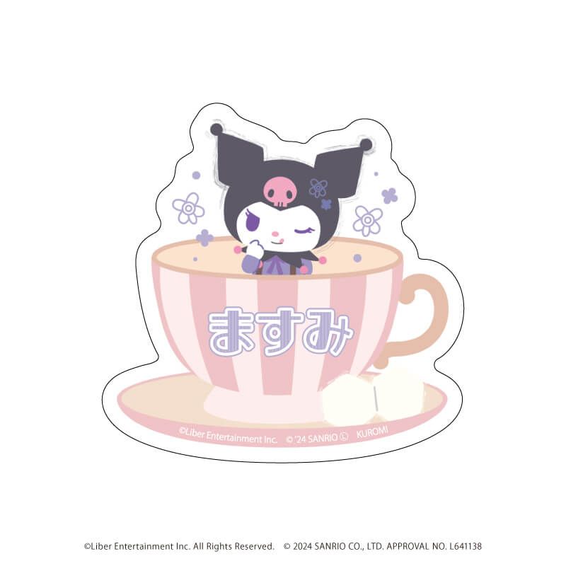 おなまえプレートバッジ「A3!×Sanrio characters」05/S＆S コンプリートBOX(全12種)(ミニキャライラスト)