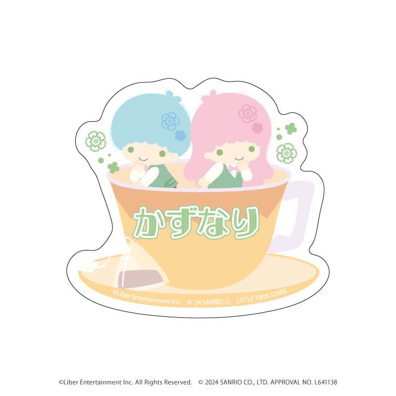 おなまえプレートバッジ「A3!×Sanrio characters」05/S＆S コンプリートBOX(全12種)(ミニキャライラスト)