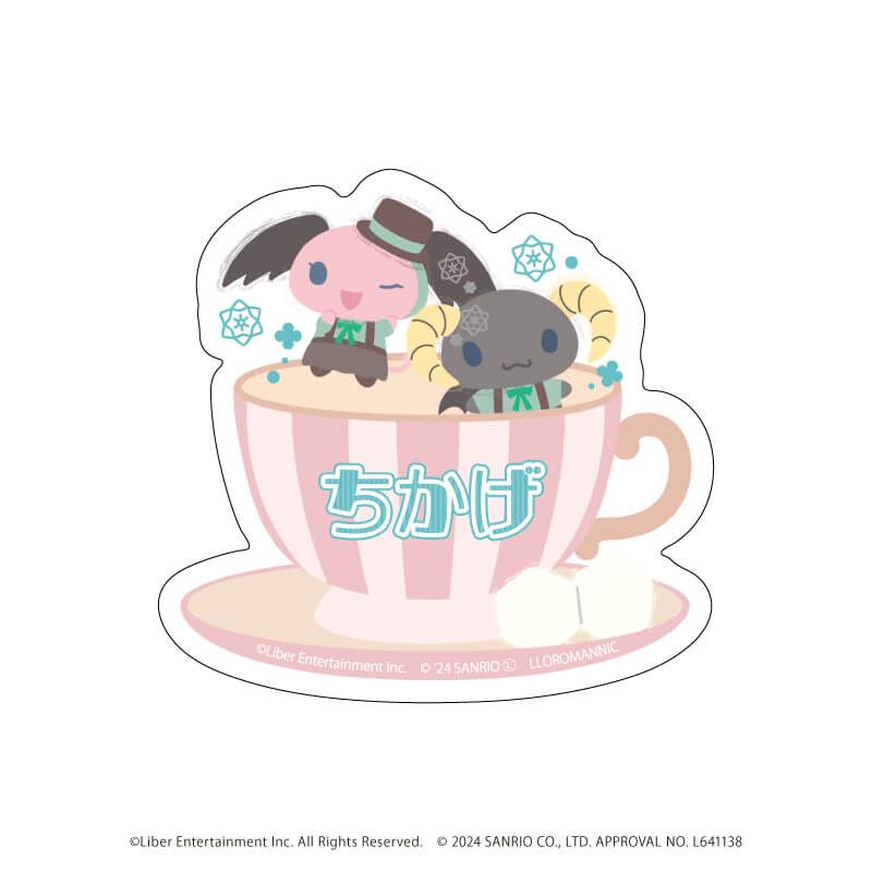 おなまえプレートバッジ「A3!×Sanrio characters」05/S＆S ブラインド(12種)(ミニキャライラスト)