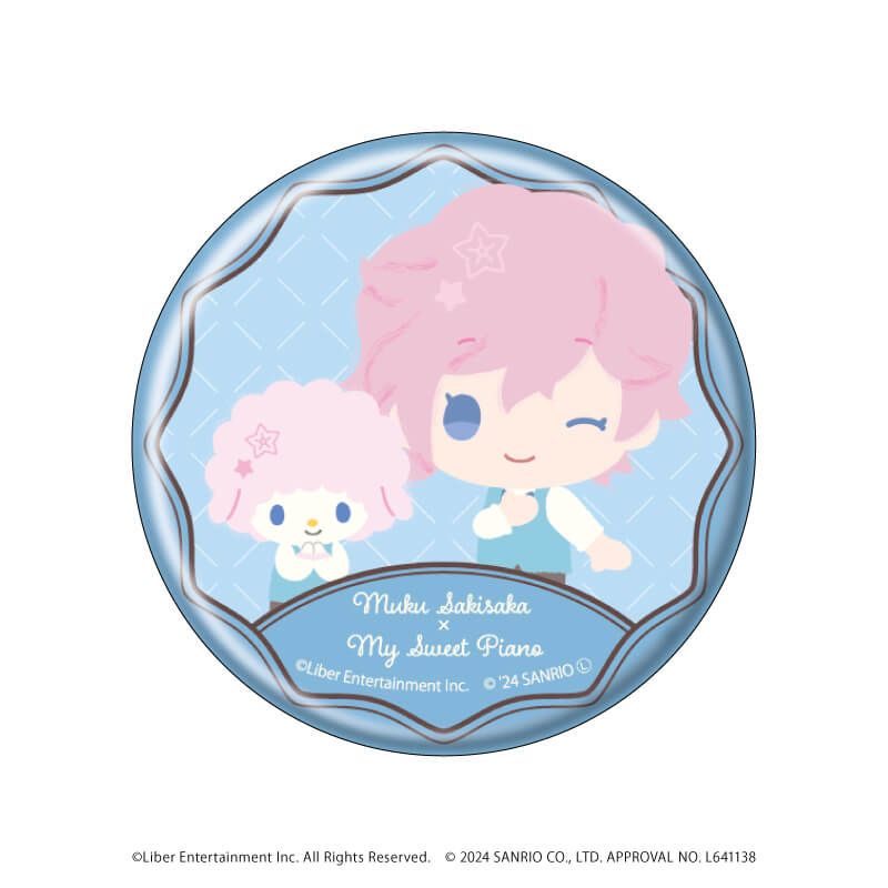 缶バッジ「A3!×Sanrio characters」05/S＆S ブラインド(12種)(ミニキャライラスト)