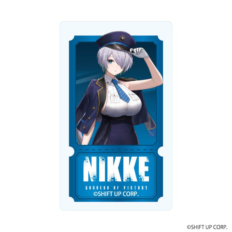 アクリルダイカットステッカー「勝利の女神：NIKKE」05/ブリッド 駅員風衣装ver.(描き起こしイラスト)