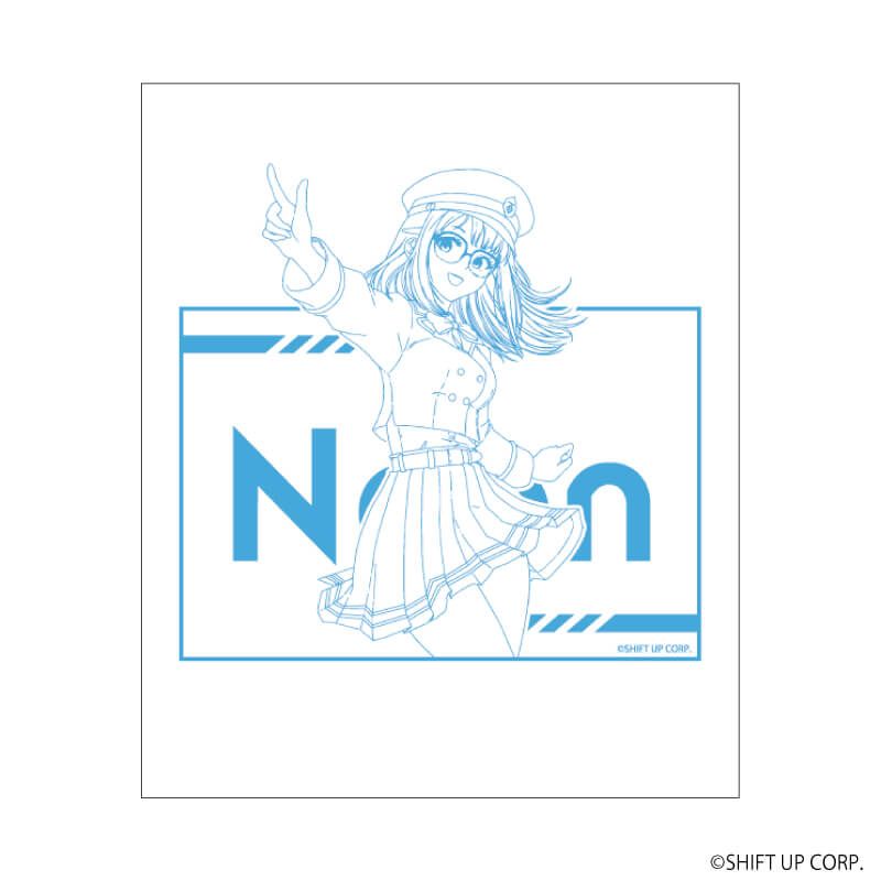 Tシャツ「勝利の女神：NIKKE」03/ネオン 駅員風衣装ver.(描き起こしイラスト)Lサイズ