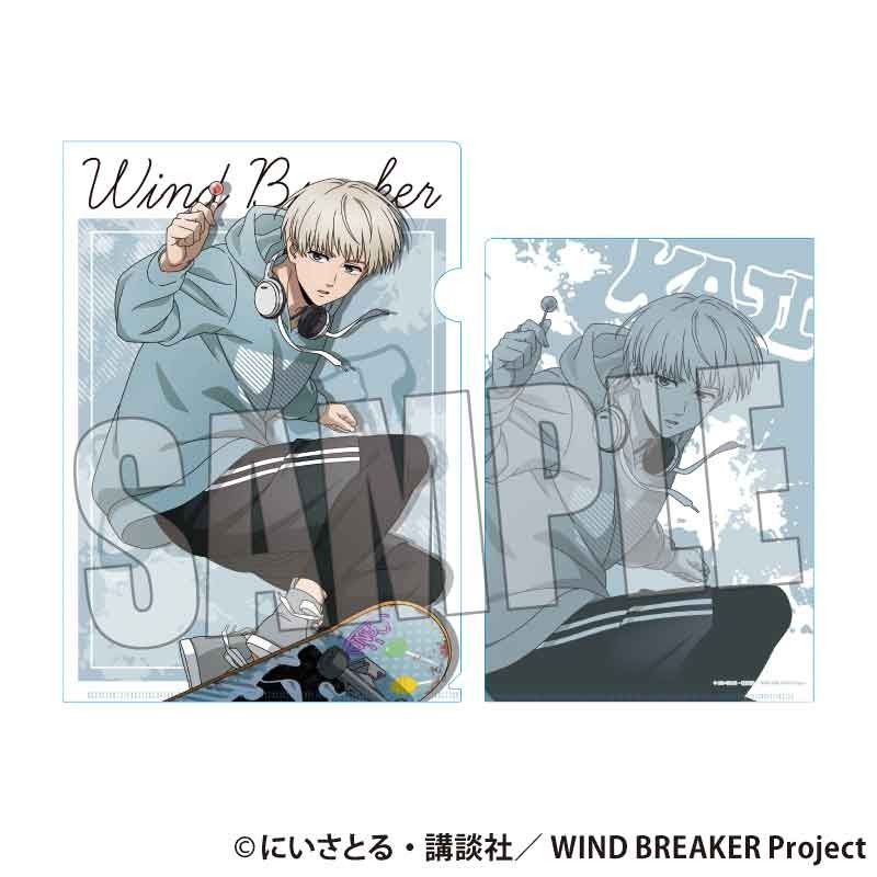 クリアファイル WIND BREAKER 梶蓮 スケーターVer.