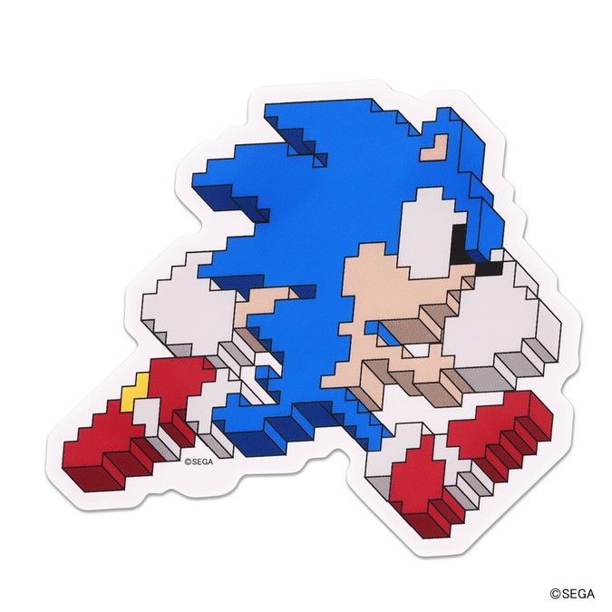 ソニック・ザ・ヘッジホッグ トラベルステッカー 4 SONIC(16-BIT)